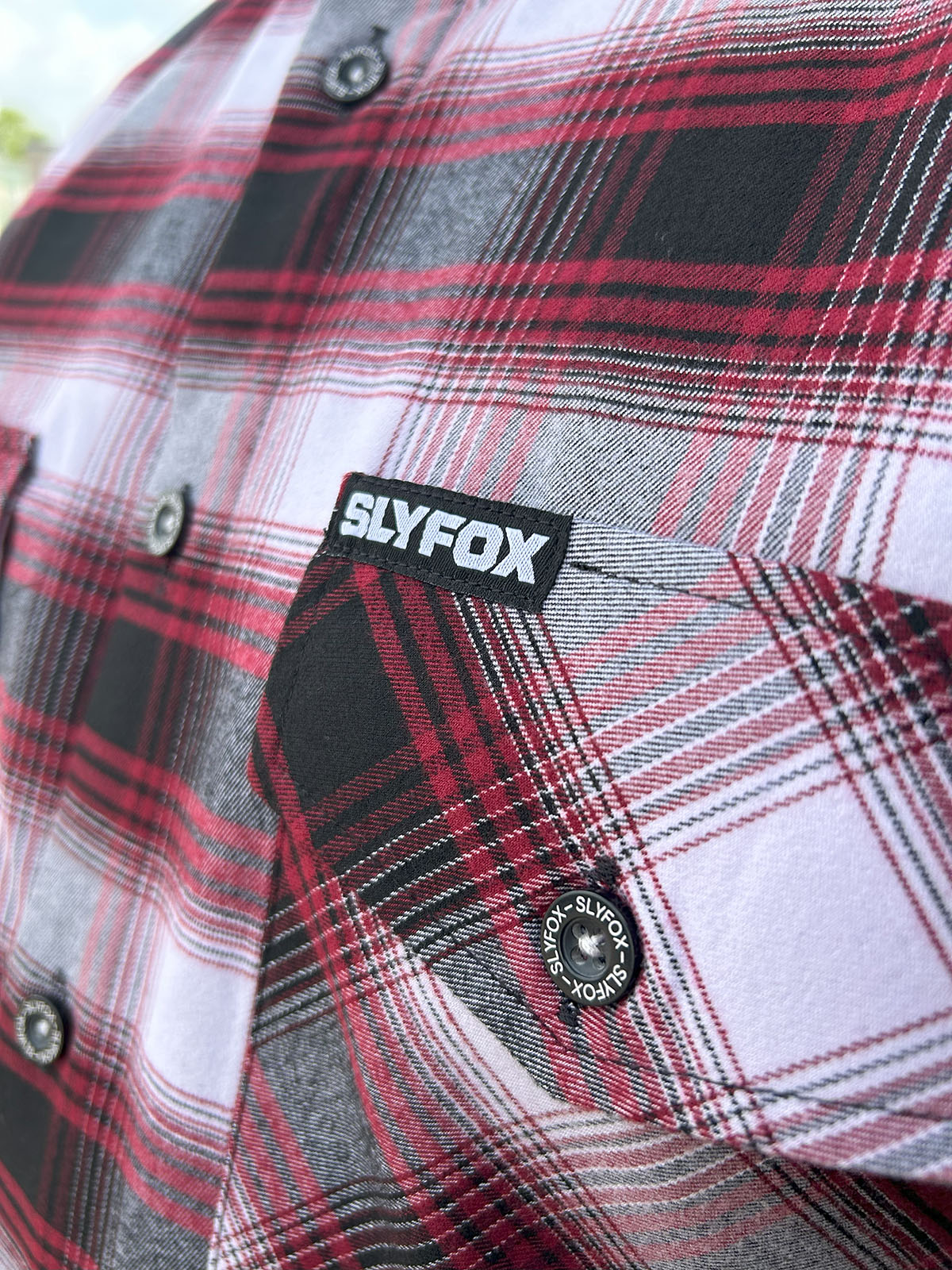 Slyfox Kids Flannel - Fox Blood